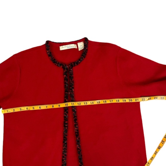 Wool Cardigan with Looped Detail - Picture 6 of 6